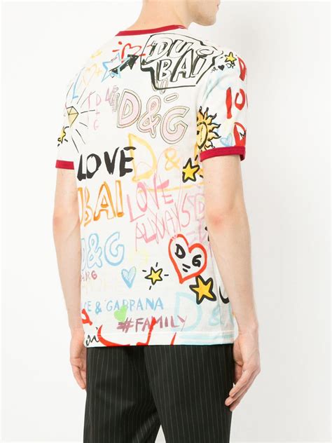 dolce gabbana graphic t shirt